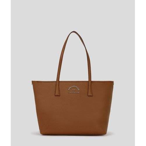 Karl Lagerfeld - Rue St-Guillaume Metal Tote Bag, Woman, Brown, Size: One Size