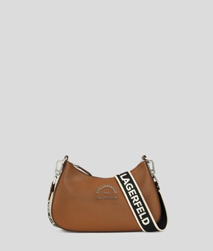 Karl Lagerfeld - Rue St-Guillaume Metal Shoulder Bag, Femme, Tan Foncé, Taille: One Size