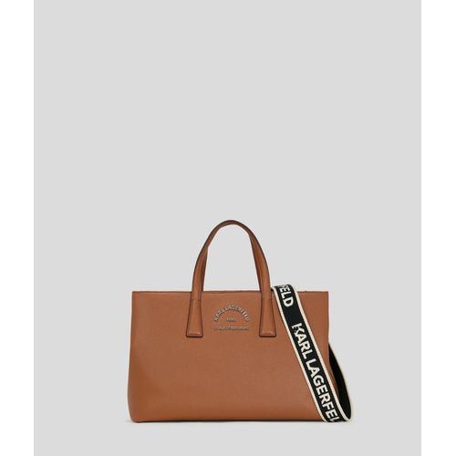Karl Lagerfeld - Rue St-Guillaume Metal Satchel Bag, Femme, Tan Foncé, Taille: One Size