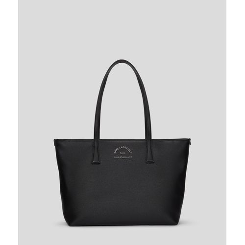 Karl Lagerfeld - Rue St-Guillaume Metal Tote Bag, Woman, Black, Size: One Size