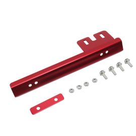 Rouge Support Universel Pour Plaque D'Immatriculation - Support En Alliage D'Aluminium Pour Plaque D'Immatriculation Modifiée - Convient Aux Voitures
