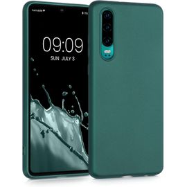 Tianyi-Housse Compatible Avec Huawei P30 Coque - Housse De Téléphone Protection Souple En Tpu - Pétrole Métallique