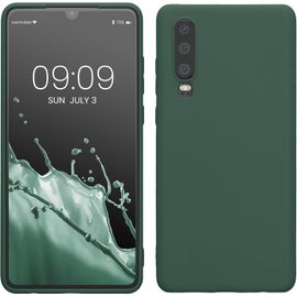Tianyi-Housse Compatible Avec Huawei P30 Coque - Housse De Téléphone Protection Souple En Silicone - Vert Sapin