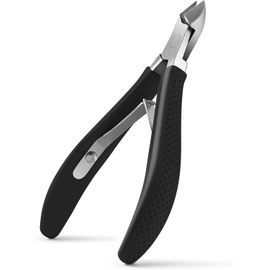 Hthed-Coupe Cuticule, Pince À Cuticules Professionnelle Acier Inoxydable Ciseaux À Cuticules Pour Manucure Et Pédicure Silicone Poignée, Ouverture De 9mm 
