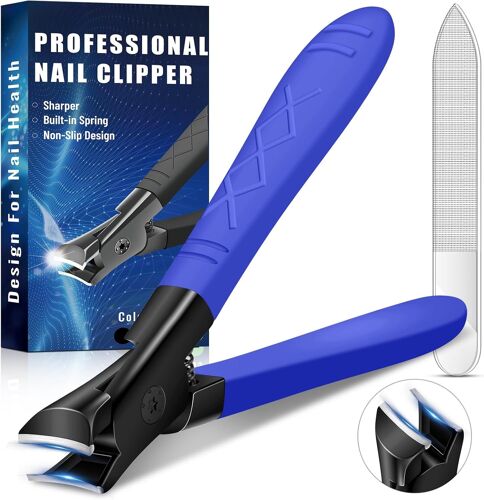 Coupe Ongle Pour Femmes, Coupe Ongle Professionnel Ultra Tranchant Pour Ongles Epais, Coupe Ongle Pour Hommes, Coupe Ongles Pour Les Manucures Et Les Pédicures, Coupe-Ongles Professionnel Pour Adulte 
