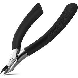 Hthed-Coupe Cuticule, Pince À Cuticule En Acier Inoxydable, Coupe-Cuticules Avec Lames De Précision, Ciseaux Cuticules Professionnelle Outils De Manucure Pédicure | Cuticle Nipper (Noir) 