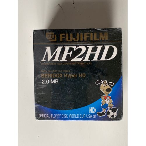 Pack de 10 Disquettes MF2HD FUJIFILM 2.0 MB