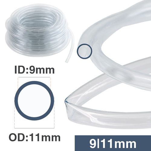 Tuyau d'arrosage de jardin en PVC Transparent de 1 à 150 mètres ID-2 3 5 6 8 9 10 12 14 16 18 20 22 25MM,pompe à eau pour tuyau d'égouttage domestique -9l11mm-1 meter