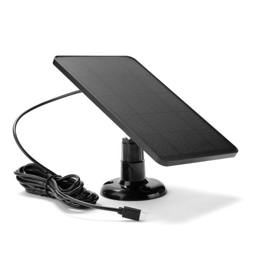 Panneau Solaire 10w 5v,Port Micro Usb Et Usb-C,Câble De Charge Pour Caméra De Sécurité Pour Eufycam 3c/2c/2 Pro - Type Type C Port #B