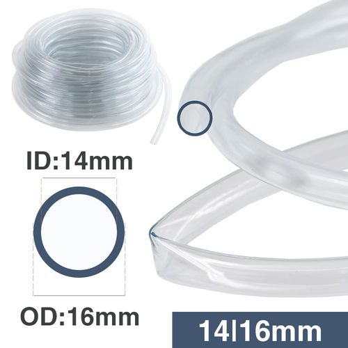 Tuyau d'arrosage de jardin en PVC Transparent de 1 à 150 mètres ID-2 3 5 6 8 9 10 12 14 16 18 20 22 25MM,pompe à eau pour tuyau d'égouttage domestique -14l16mm-1 meter