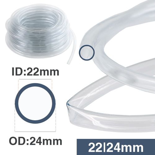 Tuyau d'arrosage de jardin en PVC Transparent de 1 à 150 mètres ID-2 3 5 6 8 9 10 12 14 16 18 20 22 25MM,pompe à eau pour tuyau d'égouttage domestique -22l24mm-1 meter