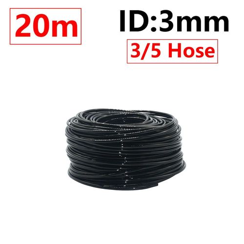 Tuyau d'arrosage de jardin Flexible en PVC,4/7mm 8/11mm 9/12mm,1/4 3/8 pouces,Micro tube d'irrigation goutte-à-goutte pour plantes à gazon,tuyau de serre -3I5 X 20m