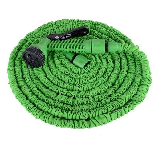 Tuyau d'arrosage de jardin,tuyau de lavage de voiture à haute pression,tuyau magique extensible,pulvérisateur d'eau de nettoyage de jardinage multifonction pour la maison -Green-100FT(30m)