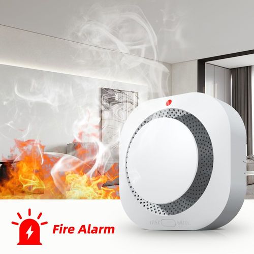 Gautone-Alarme de fumée indépendante,protection incendie,système de sécurité domestique,détecteur de fumée - 1pc