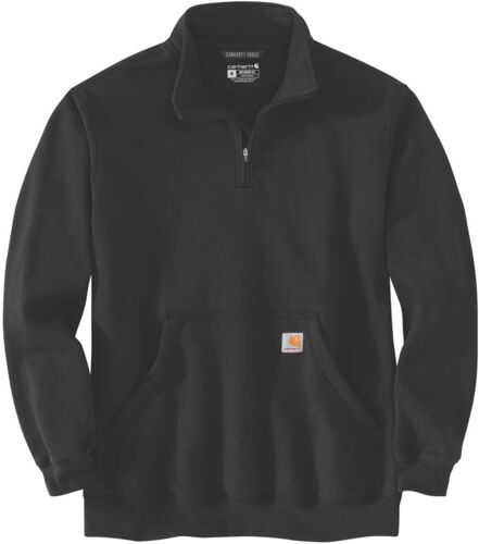 Carhartt Quarter-Zip Sweat-Shirt, Noir, Taille Xl Pour Hommes