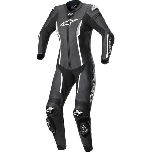 Alpinestars Stella Missile V2 Une Pièce Moto Dames Costume En Cuir, Noir-Blanc, Taille 38 Pour Femmes