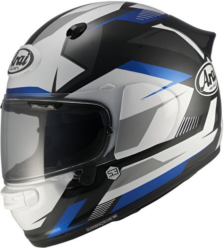 Arai Quantic Supra Casque, Noir-Blanc-Bleu, Taille M Pour Hommes