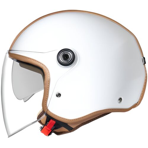 Nexx Y.10 Midtown Casque Jet, Blanc-Brun, Taille S Pour Hommes