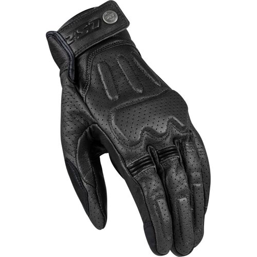 Ls2 Rust Gants De Moto Perforés, Noir, Taille 2xl Pour Hommes