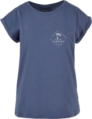 Brandit Forvert Mojave T-Shirt Femme, Bleu, Taille L Pour Femmes