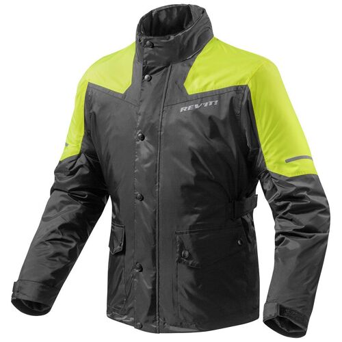 Revit Nitric 2 H2o Veste De Pluie, Noir-Jaune, Taille Xs Pour Hommes
