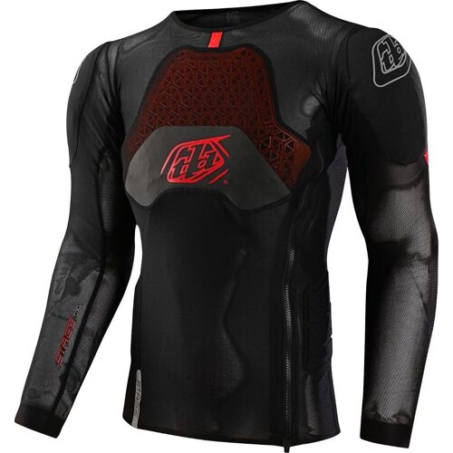 Troy Lee Designs Stage Ghost D3o Baselayer Chemise De Protection À Manches Longues, Noir, Taille S Pour Hommes
