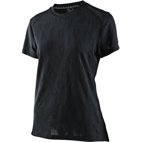 Troy Lee Designs Lilium Jacquard Maillot De Vélo Pour Dames À Manches Courtes, Noir, Taille S Pour Femmes