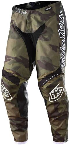 Troy Lee Designs Gp Brazen Camo Pantalon De Motocross, Noir-Vert, Taille 28 Pour Hommes