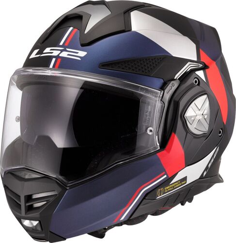 Ls2 Ff901 Advant X Ultra Casque, Noir-Blanc-Rouge-Bleu, Taille S Pour Hommes