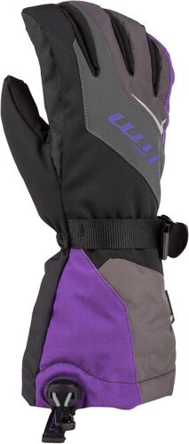 Klim Ember Gauntlet Gants De Motoneige Pour Dames, Noir-Pourpre, Taille L Pour Femmes