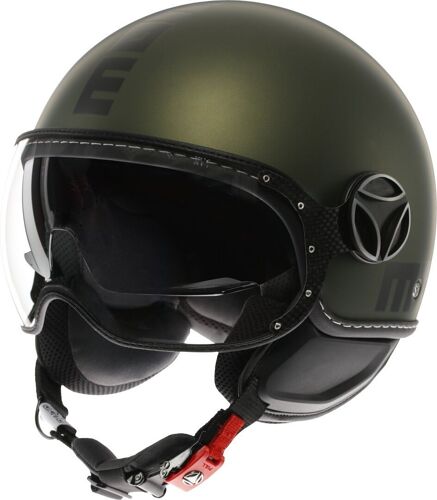 Momo Fgtr Evo Mono Casque Jet, Vert, Taille Xs Pour Hommes