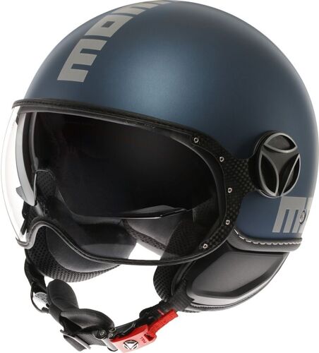 Momo Fgtr Evo Mono Casque Jet, Bleu, Taille L Pour Hommes