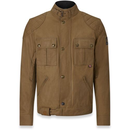 Belstaff Brooklands Veste Motorycle Wax, Beige, Taille 2xl Pour Hommes