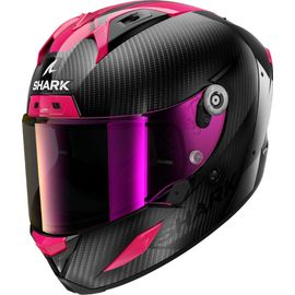 Shark Aeron Carbon Skin Casque, Charbon-Pourpre, Taille Xs Pour Hommes