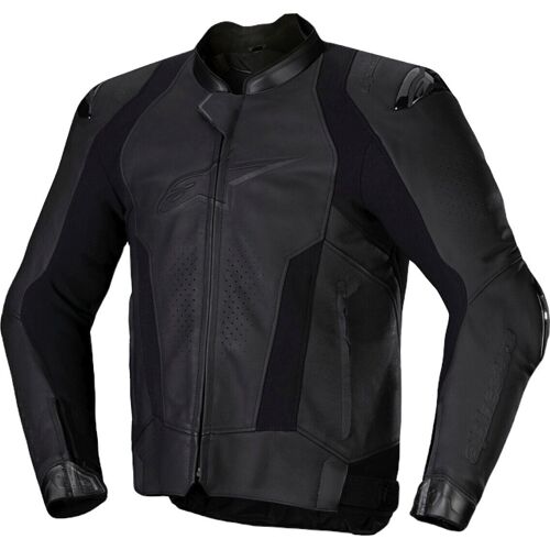 Alpinestars Missile V3 Blouson De Moto En Cuir, Noir, Taille 50 Pour Hommes
