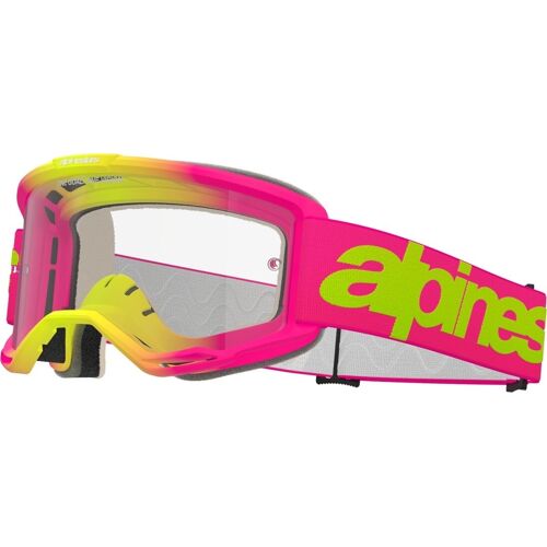 Alpinestars Vision 5 Wordmark Lunettes De Motocross, Rose Pour Hommes
