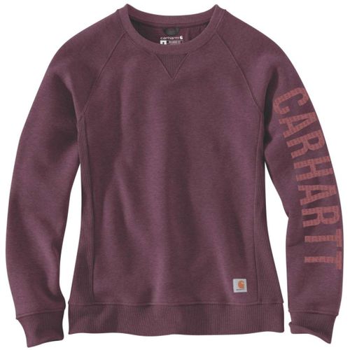 Carhartt Clarksburg Crewneck Sweat-Shirt Dames, Pourpre, Taille L Pour Femmes
