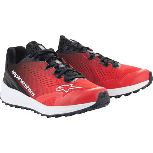 Alpinestars Meta Road V2 Chaussures, Noir-Blanc-Rouge, Taille 38 - 41 Pour Hommes