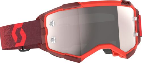 Scott Fury Chrome Lunettes De Motocross, Rouge Pour Hommes