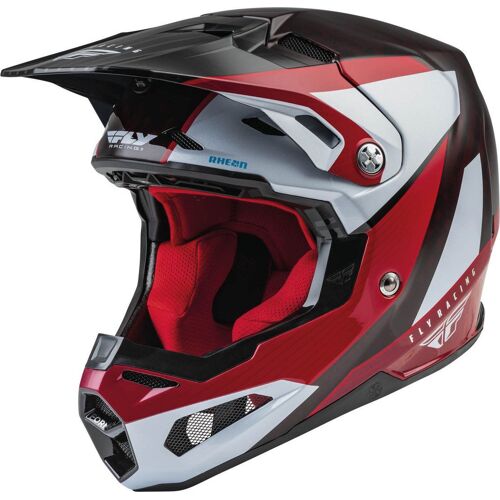 Fly Racing Formula Carbon Prime Casque De Motocross, Noir-Blanc-Rouge, Taille Xl Pour Hommes