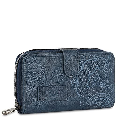 Portefeuille Femme Paisley Brodé. Portefeuille Et Titulaire De La Carte. Documentation Et Tickets De Cartes De Grande Capacité. Coffret Cadeau Peau Synthétique. 302616