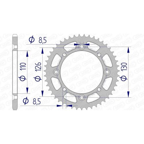 Afam Couronne Aluminium 17107420