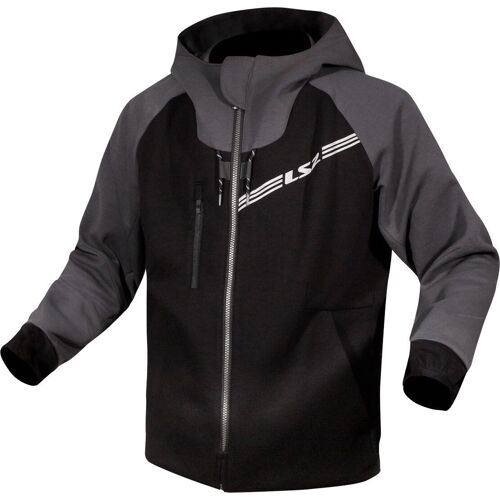 Ls2 Throttle Sweat À Capuche Zippé De Moto, Noir-Gris, Taille 5xl Pour Hommes