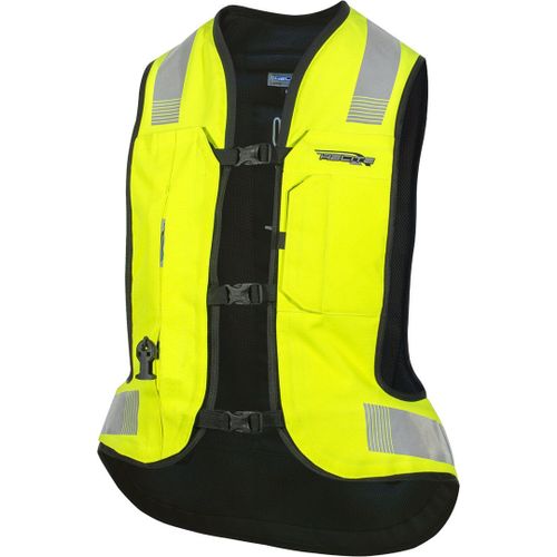 Helite Turtle 2.0 Hi-Vis Gilet Airbag, Jaune, Taille M Pour Hommes