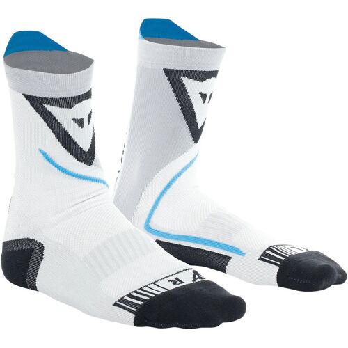 Dainese Dry Mid Chaussettes, Noir-Blanc-Bleu, Taille 36 - 38 Pour Hommes