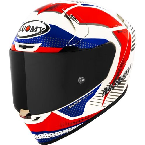 Suomy Sr-Gp Evo Airspeed Casque, Rouge-Bleu, Taille Xs Pour Hommes