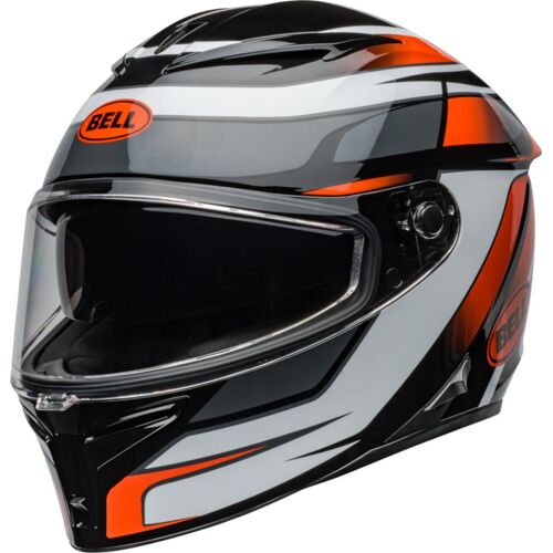 Bell Lithium Mips Podium Casque, Noir-Orange, Taille L Pour Hommes