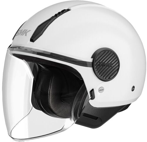 Smk Laminar Casque Jet, Blanc, Taille M Pour Hommes
