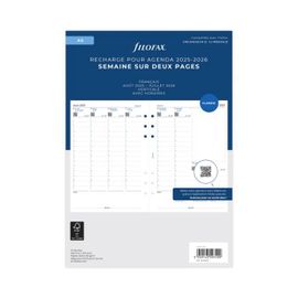 Filofax Semaine Sur Deux Pages - Français - Académique - A5 - 25/26