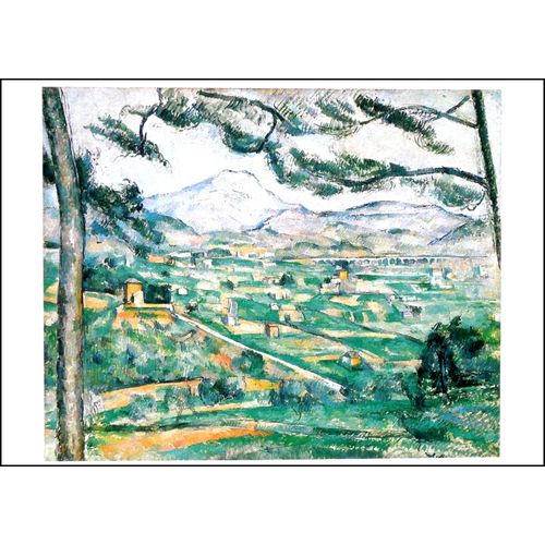 Cézanne Paul Lot 5 Cartes Postales Tableaux Peinture